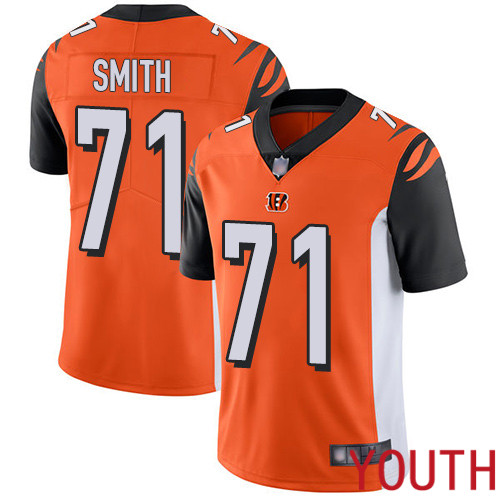 Cincinnati Bengals Limited Orange Youth Andre Smith Alternate Jersey NFL Footballl #71 Vapor Untouchable->women nfl jersey->Women Jersey